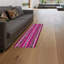 2 tapis de cuisine à rayures léopard roses, Glam Modern Home Decor pour cuisine et chambre à coucher, rose noir