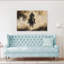 «Dusty Rodeo Classic Dramatic Romantic Horse Landscape», reproduction d'art mural-642351078