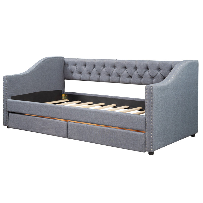 Upholstered Platform Storage Bed