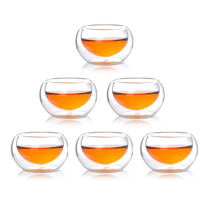 Fanette 2 oz. Handmade Drinking Glass