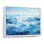 White Floater Framed