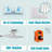 10 Inch Square High Pressure Rain Shower Head and Tub Faucet with Hand Shower,Adjustable Multi-Function Shower Head(Valve Included)-107203416
