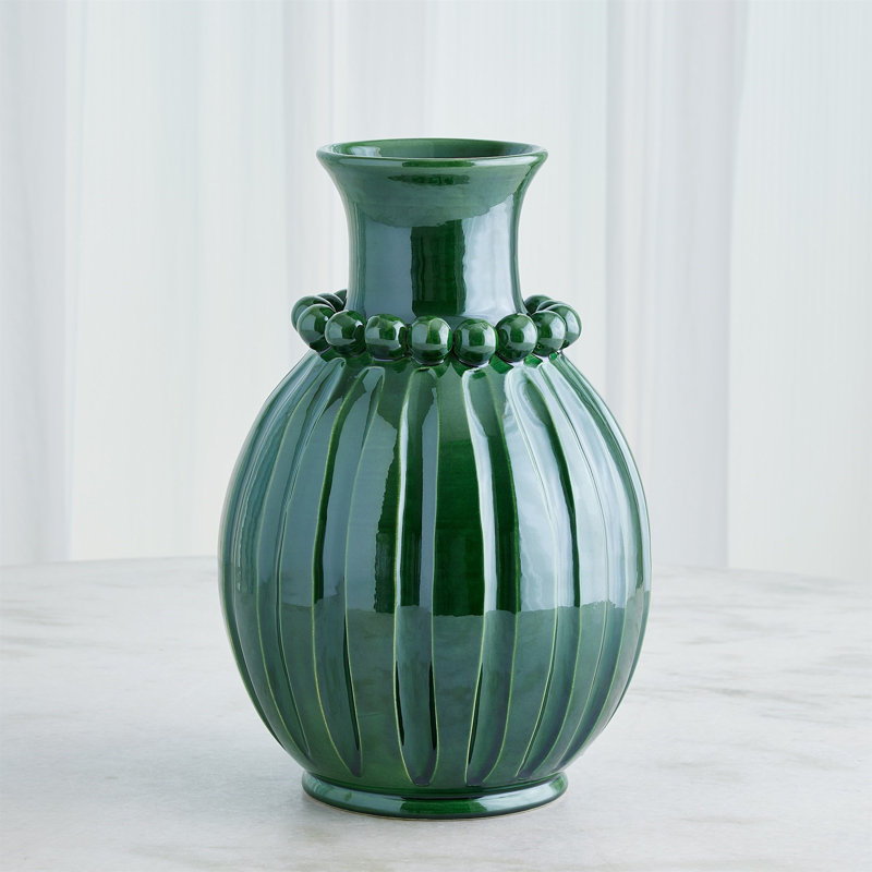 Pearl Handmade Earthenware Table Vase