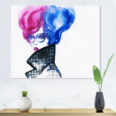 «Elegant Fashion Woman II», reproduction sur toile