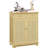 HOMCOM Sideboard With Solid Wood Countertop