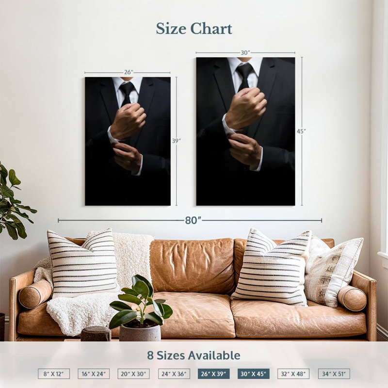 Shuttleworth Sleek Gentleman, 45" H x 30" W