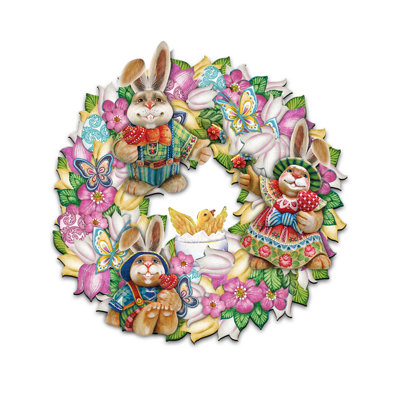 Tidaholm Wood 20'' Wreath Hanger