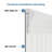 RPS-0492-07 2.62'' H x 96'' W x 1'' D Urethane Chair Rail