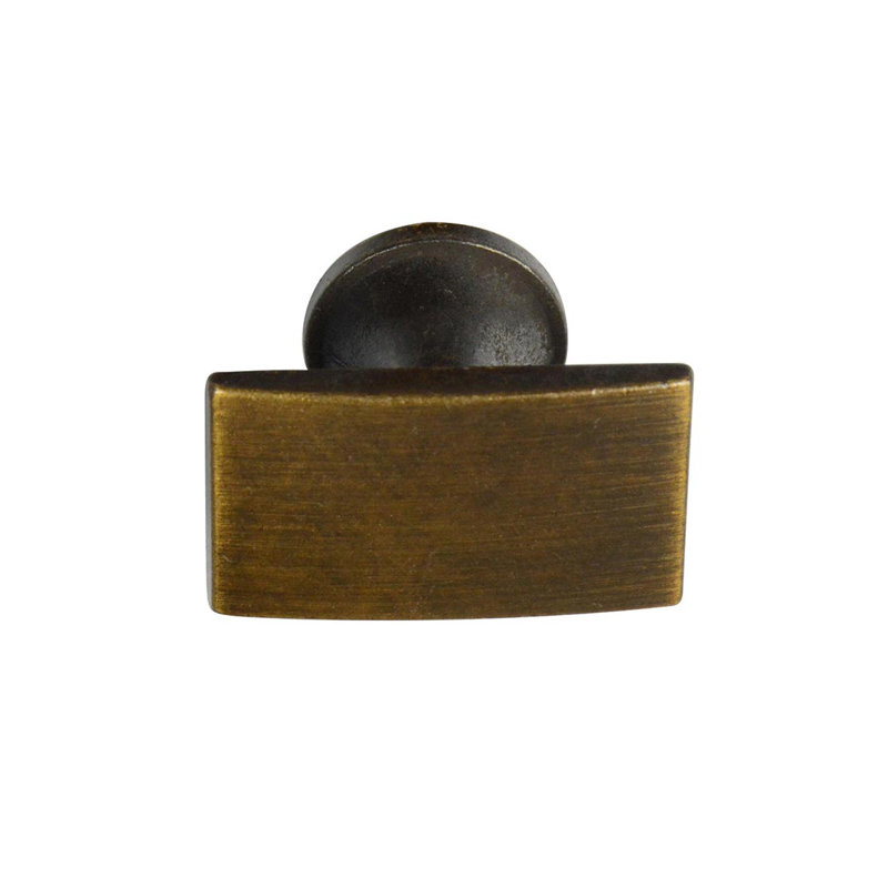 Poignée rectangulaire Origins 1 3/16 po, Bronze brillant