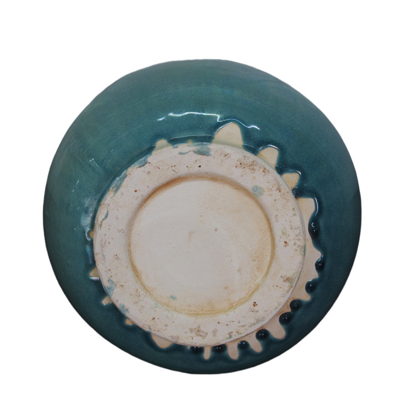 Asian Classic Handmade Table Vase, Turquoise
