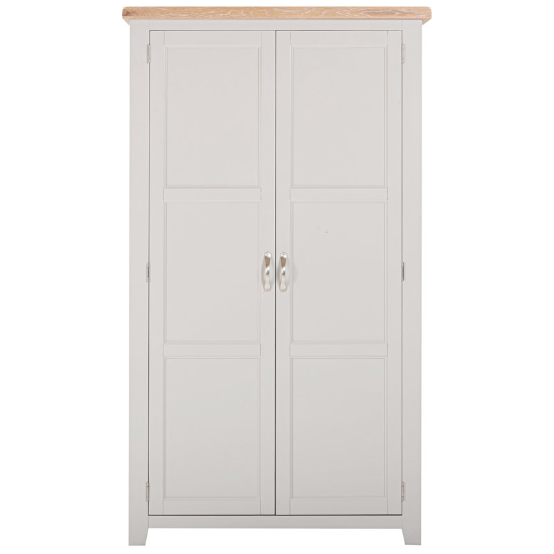 2 Door Solid Wood Wardrobe