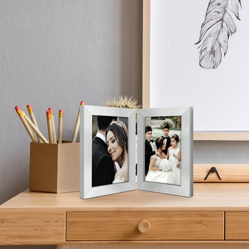 Lakeashia Picture Frame, Silver, 5" x 7"