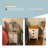 ClickDecor Martin 3-Drawer Cabinet Nightstand with Acacia Wood Top and Metal Cup Pulls, White
