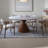 Simple round dining table