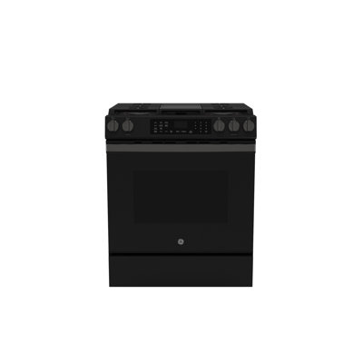 GE 30" Slide-In Front-Control Convection Gas Range