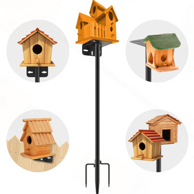 80" Heavy-Duty Adjustable Bird Feeder Pole