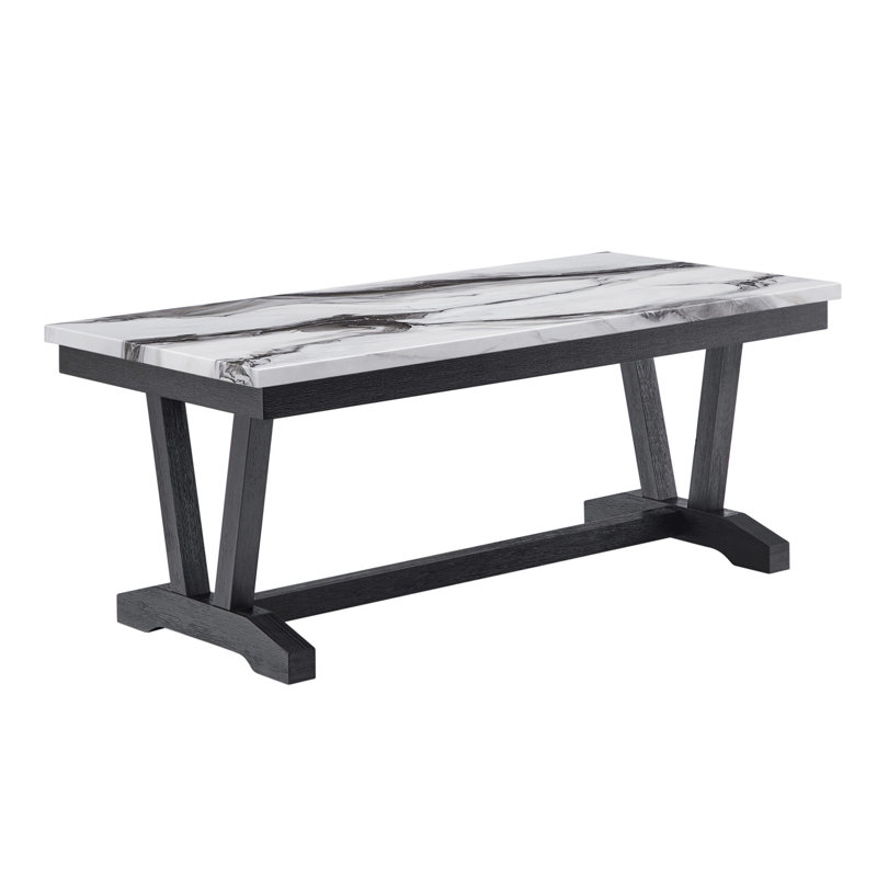 Paula Black And White Coffee Table