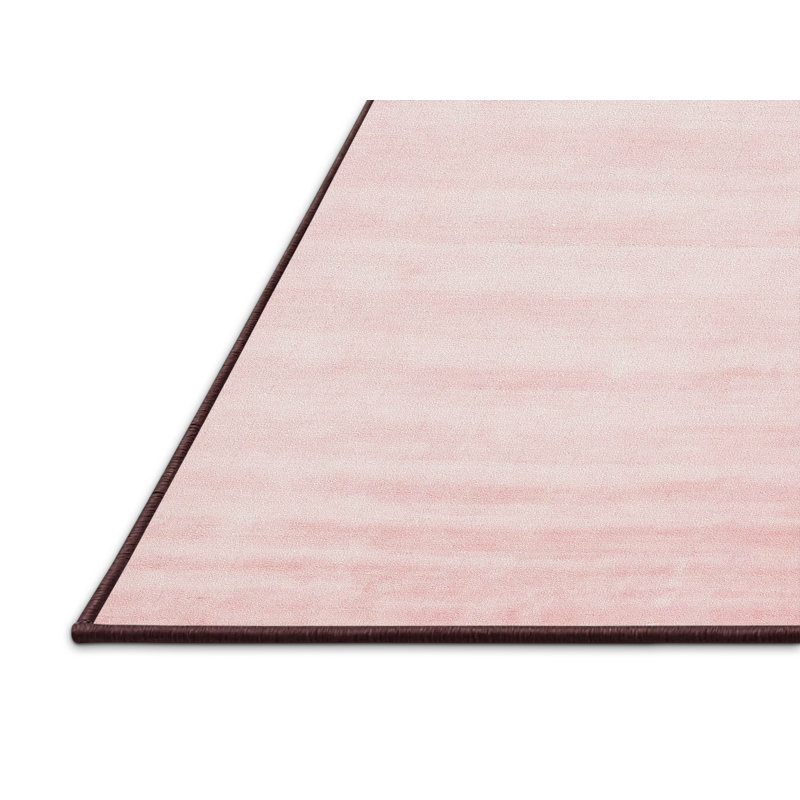 Tapis contemporain rose, Rectangle 3 pi x 5 pi