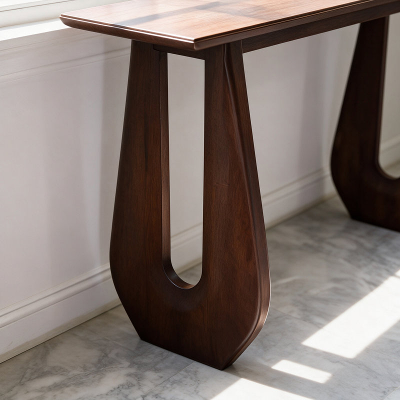 Solid Wood Top Console Table, 29.5" H x 59" W x 15.7" D