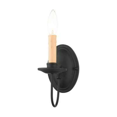 Analycia Steel Candle Wall Light