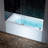 60" X 30" Alcove Acrylic Rectangular Whirlpool Heated Jetted Tub In White With Drain and Overflow-101364529-101364531