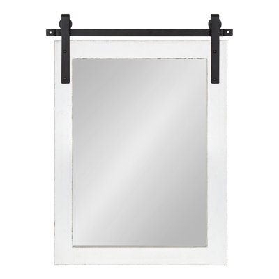 Dayanah Modern Farmhouse Distressed Accent Mirror