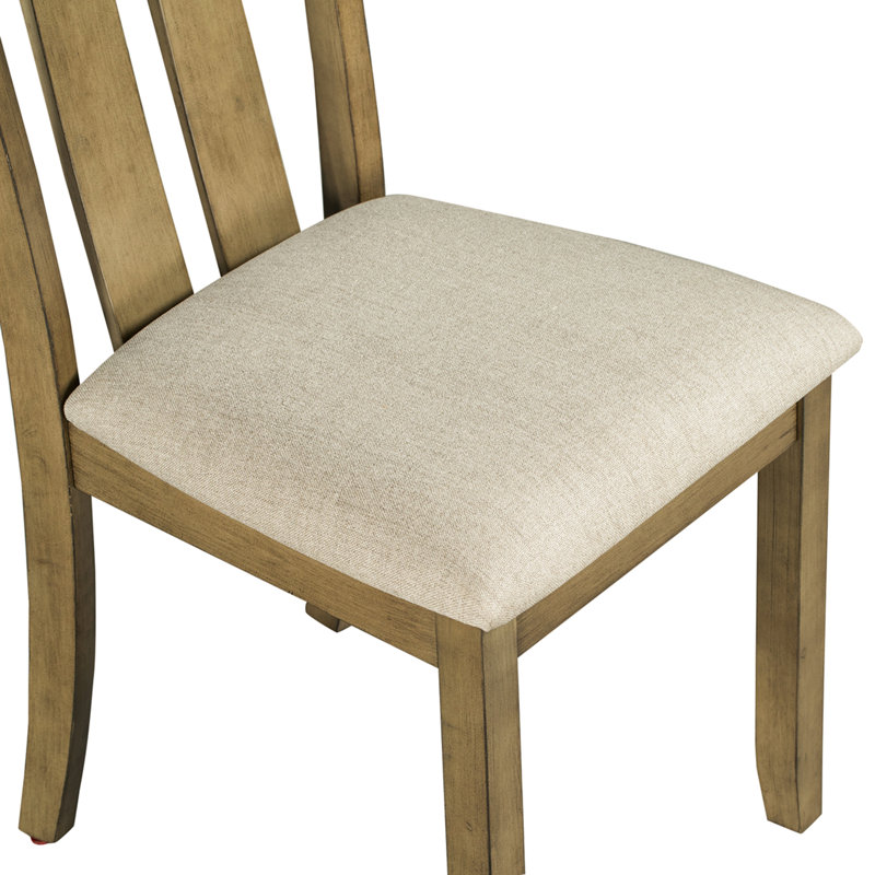 Ensemble repas pour 8 personnes Jonita, Noyer naturel, Noyer naturel / noir, Noyer naturel / beige