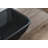 13.0" L -18.13" W -4" H Matte Shell Glass Rectangular Vessel Bathroom Sink In Black With Matte Black Faucet And Pop-Up Drain In Matte Black