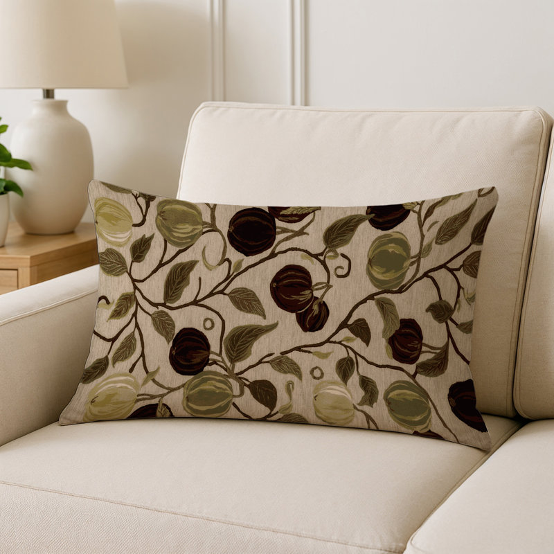 Coussin intérieur et extérieur, Groseille à maquereau, Rectangle H 25 po x l 18 po