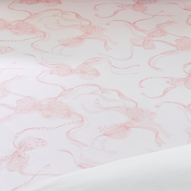 Bow Fitted Sheet, Double (4'6)