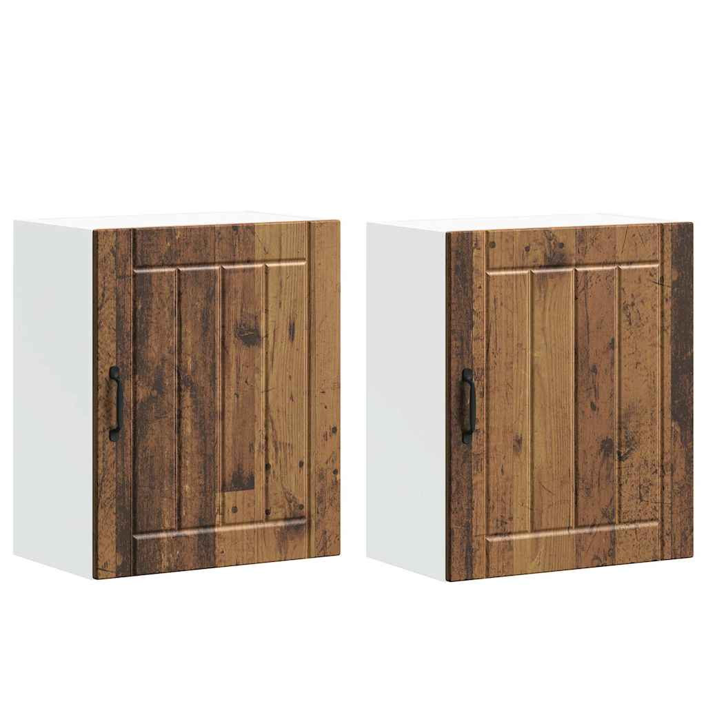 vidaXL Oven Cabinets Kitchen Cabinet Oven Unit 2 pcs Kalmar Engineered Wood