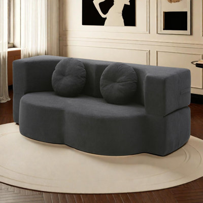 Canapé-lit pliable simple avec oreiller