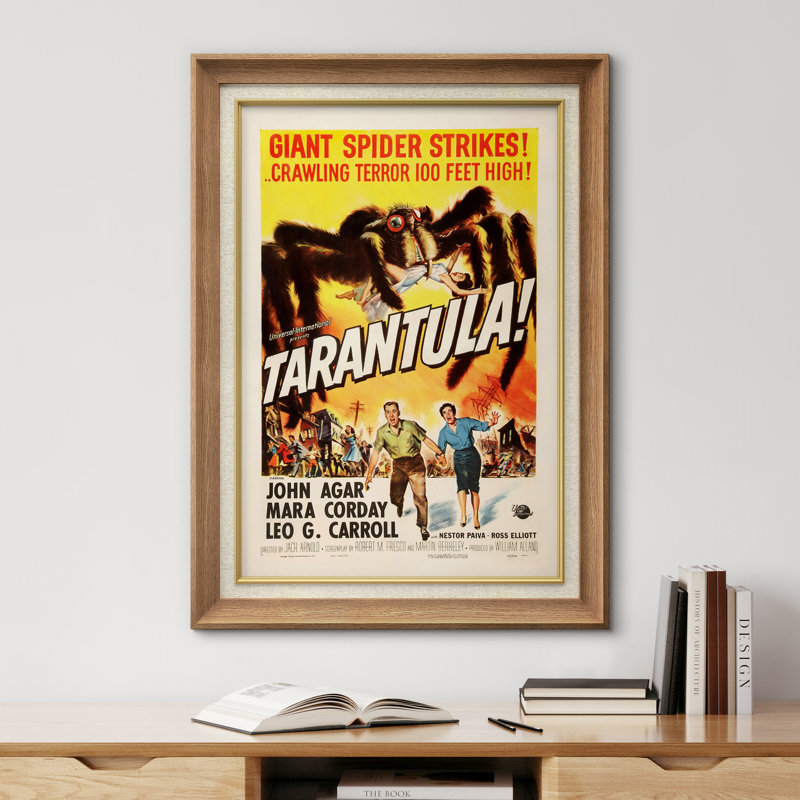 «Tarantula Classic Sci Fi Horror», affiche d'art de film, créature rétro, images encadrées sur toile, estampe numérique
