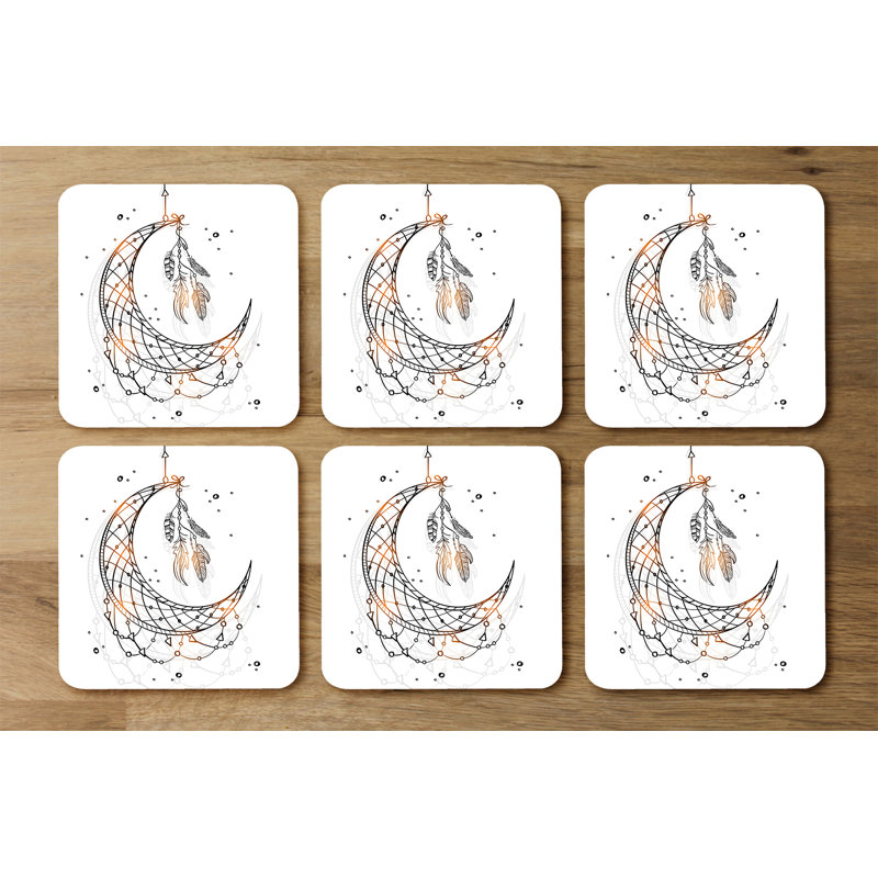 Square 6 Piece Coaster Set