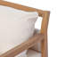 Chaise avec accoudoirs d'extérieur en bois d'acacia Norza-129452205