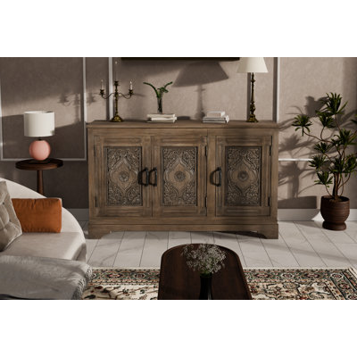 Berlene 59'' Solid Wood Sideboard