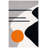 Felipe Handmade Wool Gray/Black Rug-70742664