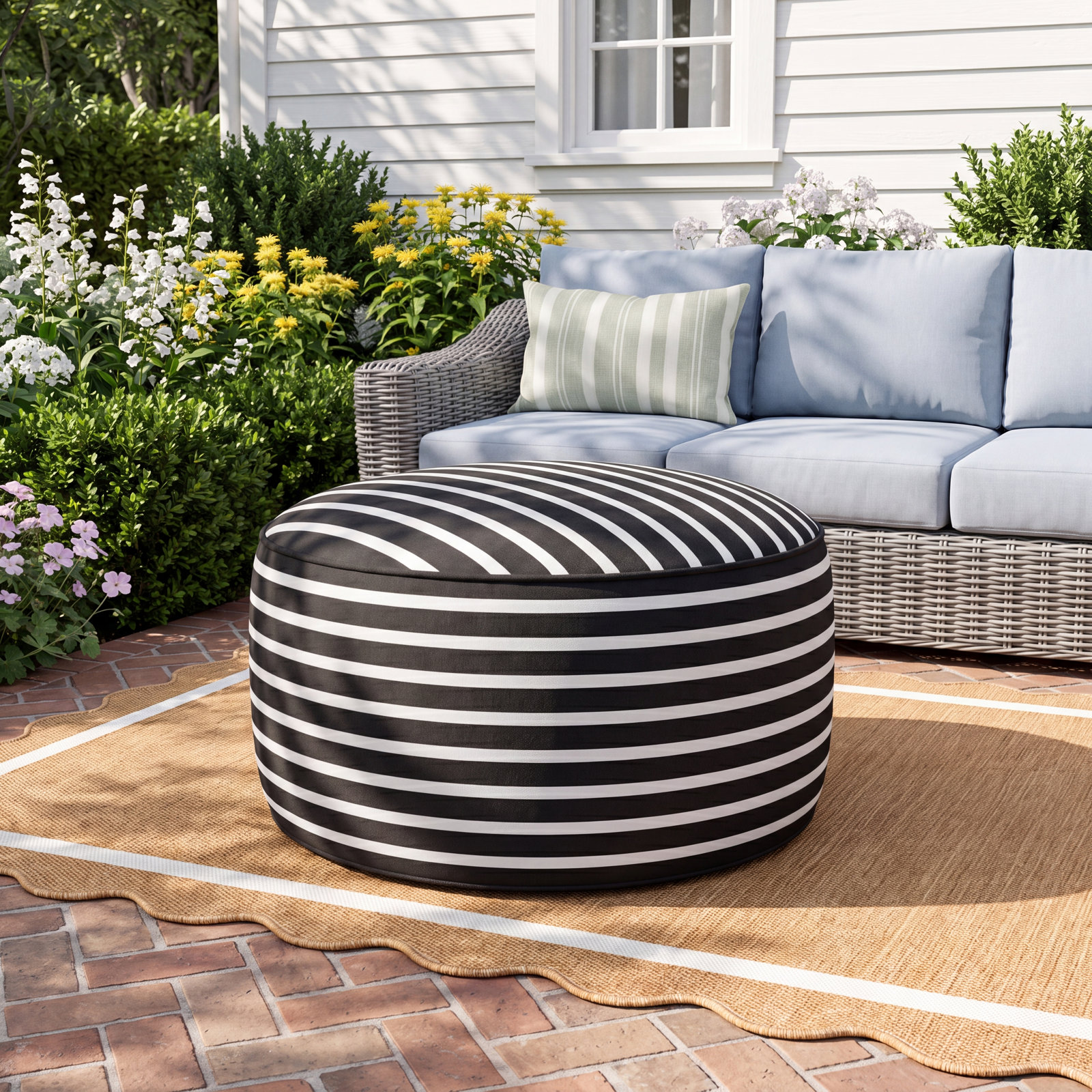 Moseley Sunbrella® Patio Pouffe