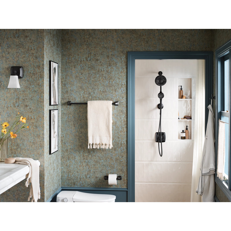 Moen Voss 4-Light Vanity Light, 1, Matte Black