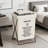 Foldable Laundry Hamper With Stand For Dorm Bathroom, Cotton Linen Fabric Collapsible Dirty Clothes Basket, Portable Storage Organizer