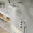 Thermostatic Dual Showerheads System, Wall Mount 12" High-Pressure Rainfall Shower Faucet with Handheld Spray-93931710