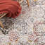 Tapis rouge / ivoire en polypropylène / laine touffeté à la main Alhowra-900206808
