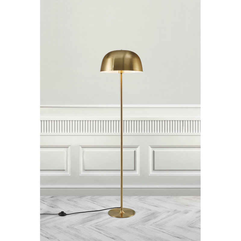 140cm Brass Traditional Floor Lamp