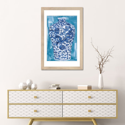 Ming Vase I - Reproduction d'art mural - Papier d'art encadré