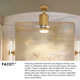 Brocken 3 Blade Ceiling Fan with LED Light Kit