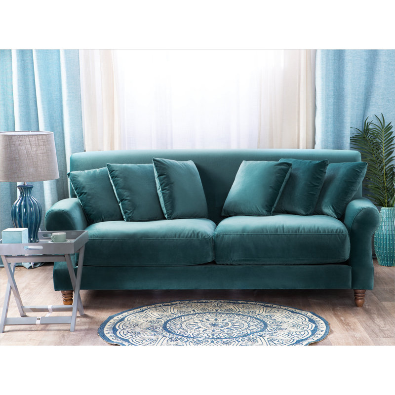 Northampton Velvet Sofa, Teal