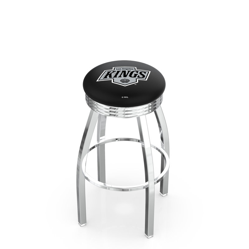 NHL Swivel Bar Stool, Los Angeles Kings, Counter Stool (25" Seat Height)