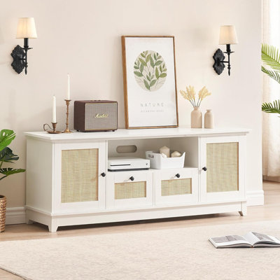 Zenobius Unfinished TV Stand for TVs up to 65"