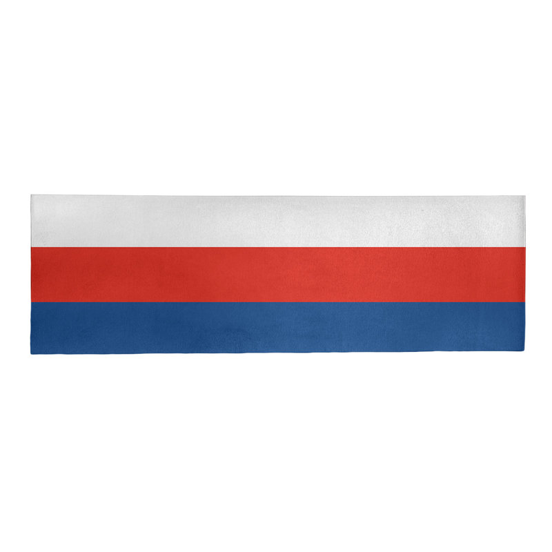 Tapis à rayures bleu/rouge/blanc royal Toronto, Tapis de couloir 2 pi 6 po x 8 pi