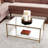 Noblitt Glass Top Coffee Table